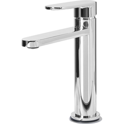 COLHUE - Enkele wastafelkraan - Zilver - 18 cm - Messing