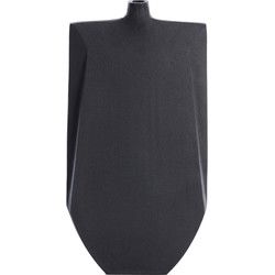 Light&living Vaas deco 25x8x51 cm MAKAHA mat zwart