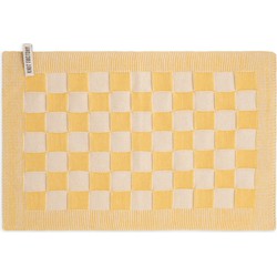 Knit Factory Placemat Block - Ecru/Gold - 50x30 cm