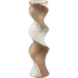 PTMD Kandelaar Bryah - 14x14x50 cm - Cement - Goud