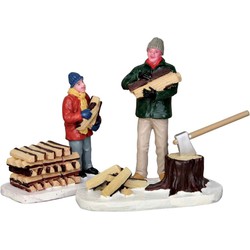 Stacking firewood set of 2