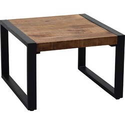 D - Livingfurn - Salontafel Strong - 60x60x45cm - Mangohout