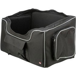 TRIXIE AUTOSTOEL ZWART / GRIJS 56X36X37 CM