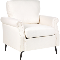 VIETAS - Fauteuil - Crème - Polyester