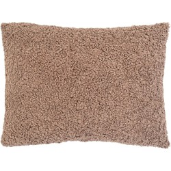 Tavira Cushion - Cushion in brown boucle 45x60 cm