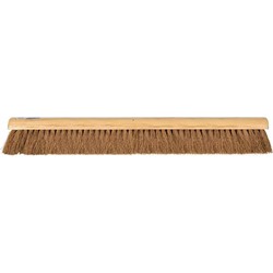 Talen Tools bezemkop - binnenbezem - bruin - FSC hout/kokos - 90 cm - Bezem