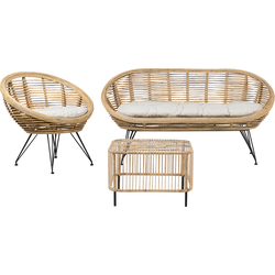 MARATEA/ CESENATICO - Loungeset - Lichtbeige - Rotan
