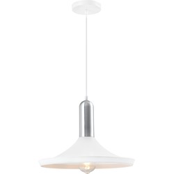 QUVIO Hanglamp rond wit - QUV5173L-WHITE