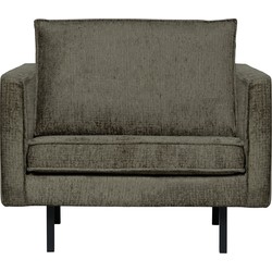 BePureHome Fauteuil Rodeo - Structure Velvet - Frost - 85x105x86