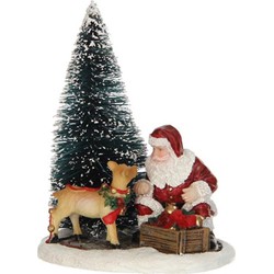 Weihnachtsfigur Santa schmückt - Luville