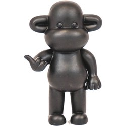 Ornament - Hang Loose Monkey Figurine 'The Legend' - Polyresin - Black - 20,5x13,5x35cm