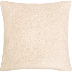 QUVIO Sierkussenhoes teddy - 45x45cm - Beige