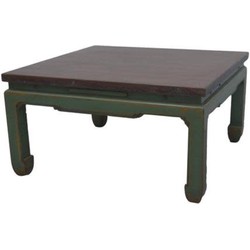 Fine Asianliving Chinese Salontafel Groen B84xD84xH45cm
