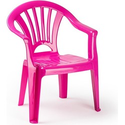 Plasticforte Stoeltje voor kinderen - roze - 50 cm - kunststof - Kinderstoelen