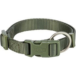 TRIXIE HALSBAND HOND PREMIUM OLIJFGROEN 15-25X1 CM