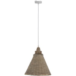 J-line - Hanglamp Conisch Rotan Naturel - 35x35x112cm