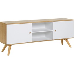 Buffet met 2 deuren en centrale plank L179,5 cm - NATURE