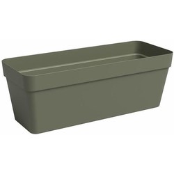 Bloembak - ARTEVASI - Capri - Kunststof - Rechthoekig - Drooggroen - 12,5 l
