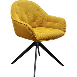 Eetkamerstoel Carlito Mesh Yellow