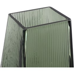 PTMD Alese Vaas - 9,5 x 15 x 26 cm  - Glas - Groen