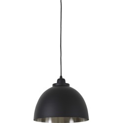 Light&living A - Hanglamp Ø30x26 cm KYLIE zwart-mat nikkel