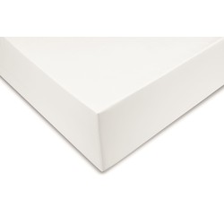 Zo!Home Hoeslaken Satinado fitted sheet Off white 180 x 210 220 cm