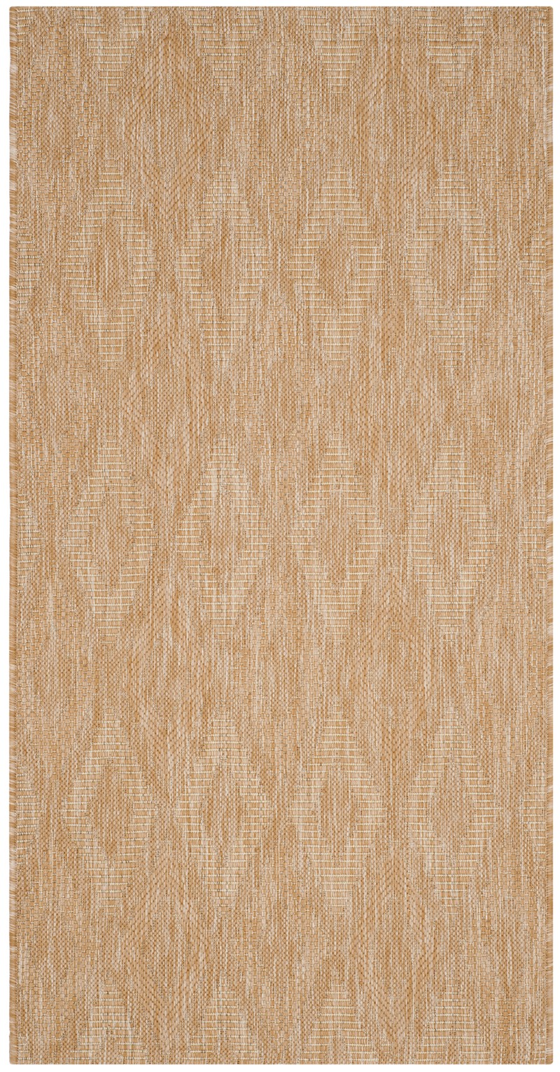 Safavieh Contemporary Indoor/Outdoor Woven Area Rug, Courtyard Collection, CY8522, in Natural & Natural, 122 X 170 cm - 
