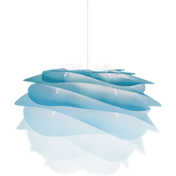 Carmina Mini hanglamp azure blauw - met koordset wit - Ø 32 cm