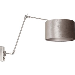 Wandlamp met knikarm Steinhauer Prestige Chic Staal