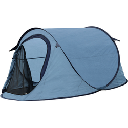 HIXA Pop-Up Tent - 1 Persoons - Blauw - 220x120x95cm - Kamperen