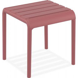 SIDONY salontafel 42x41x40 cm Rood