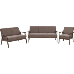 Beliani ASNES - Zitgroep-Bruin-Polyester