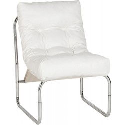 LOFT loungestoel 57x71x75 cm Wit