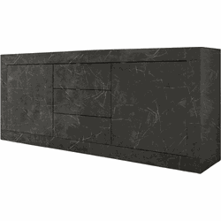 Buffet 2 deuren 3 laden L210 cm - Initial
