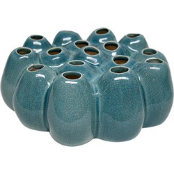 Villa Pottery  Pompom Blue  - 20x20x8