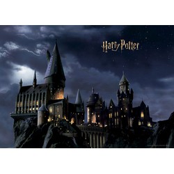 Sanders & Sanders fotobehang Harry Potter Zweintstein zwart en donkerblauw - 1.82 x 2.52 m - 601279