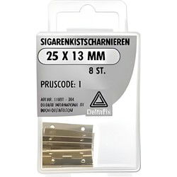 Sigarenkistscharn 25x13mm 8st