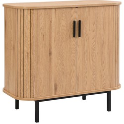 Kast Karlstad 2-Deurs 80 x 40 x 75 cm - Scandinavisch Design met Schuifdeuren