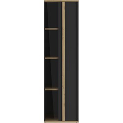 Vitrine 1 deur en 3 planken Raphael - H190 cm