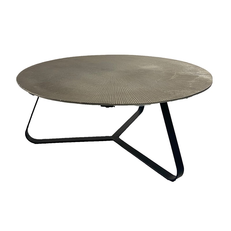 Oist Design Lauro L Coffee Table - Aluminium Champagne - 