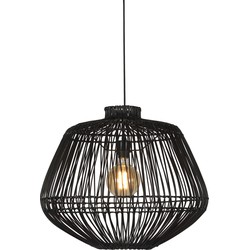 Hanglamp Madagascar - Rotan Zwart - Ø60cm