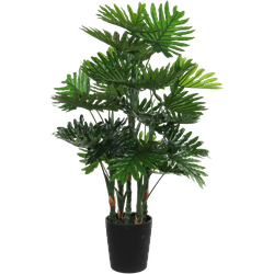 Mica Decorations Philodendron Kunstplant - H120 x Ø80 cm - Groen