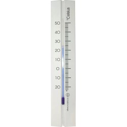 Hendrik Jan thermometer binnen - beukenhout - 20 cm - wit - Buitenthermometers
