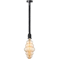 Home sweet home hanglamp Leonardo zwart Cloud - amber