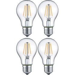 Cosmo Casa Set van 4 Trio LED-lampen - Filament gloeilampen - 4W - Warm Wit