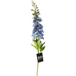 Bellatio Design Kunstbloem bloesemtak ridderspoor - 87 cm - blauw - Kunstbloemen