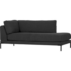 vtwonen Couple Lounge Element  - Polyester - Donkergrijs - 89x100x200 