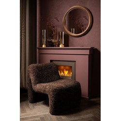 PTMD Vaas Keala - 15x15x50 cm - Glas - Geel