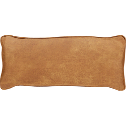 WOOOD Bean Kussen - Recycle Leer - Cognac - 30x70x20