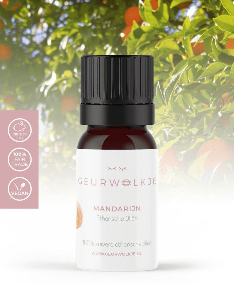 Mandarijn - 100% Etherische Olie - 5 en 10 ml - 